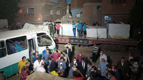 Details of Helwan train accident Mini bus and driver delivers himself