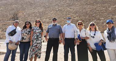 Executive Vice President of the European Commission visits pyramids