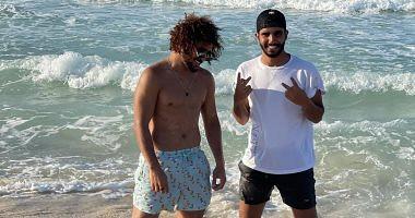 Abdullah Juma exploits the leave of Zamalek in the resort in the northern coast pictures