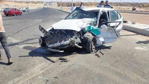 4 people were killed in a car overturning the top of the Dabaa axis in Osim