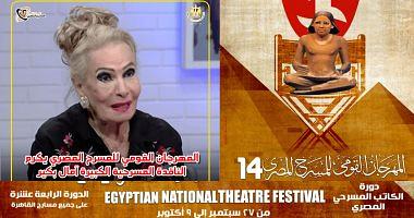 The National Festival of the Egyptian Theater honors the big theatrical critic hopes in Bakir