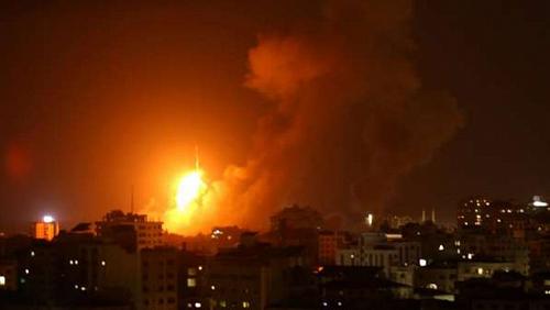 The Israeli army 160 warplanes attacked more than 150 goals in Gaza