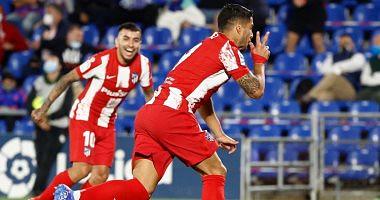 Summary and goals of Jitavi vs Atletico Madrid 1 2 in the Spanish league