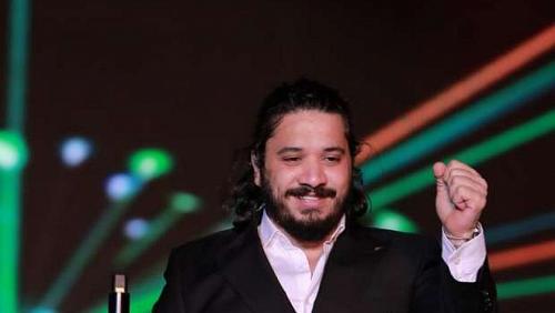 Mustafa Hajjaj celebrates the victory of AlAhli club while giving a video wedding