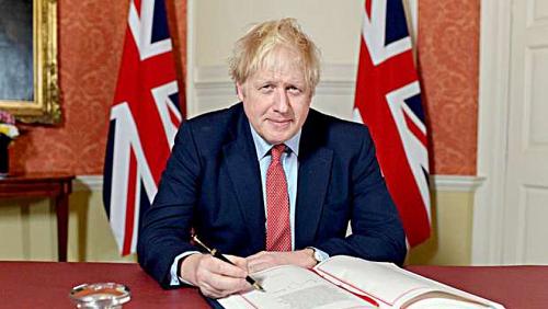 URGENT Johnson welcome calm in Gaza and solving the two countries way to move forward