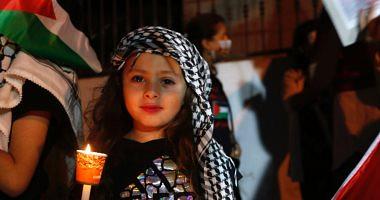 Celebrations of all Palestinian cities with starting ceasefire