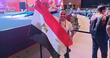 Mahmoud Sabri is my little daughter expected to meet the medal and give it to Egypt
