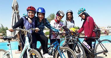 Initiative encourages Assiut girls on cycling to break the photo stereotype