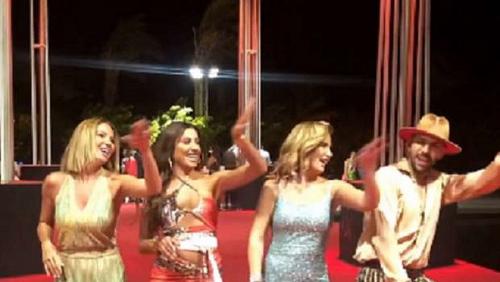 Dancing stars on the red carpet at El Gouna Film Festival