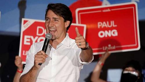 The ruling party won after the announcement of the results of the Canadian elections
