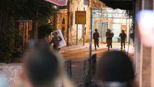 URGENT clashes between Palestinians and the police in Kafr Qassem