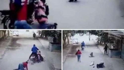 Helwan thief who is accused of the two children and a lady who stole them because of my mother