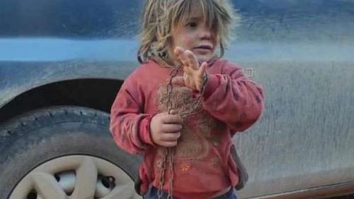 The death of a Syrian girl inside a camp because of her fathers liberation violence