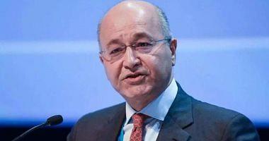 Iraqi president emphasizes the need to end the existing crises in the Arab region