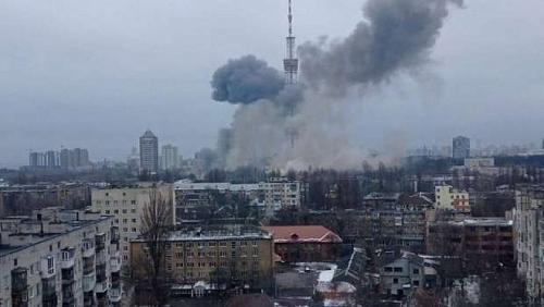 A massive fire broke out in a chemical factory as a result of Russian bombing on Sevirodonitsk