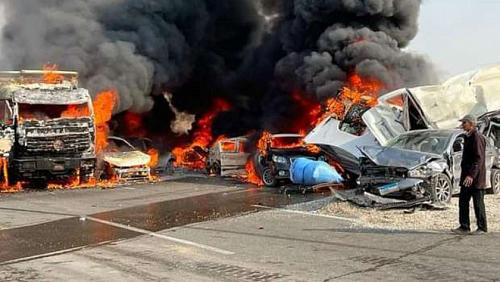 URGENT Death of someone and injured 8 and 10 cars in a terrible collision on the autostrad