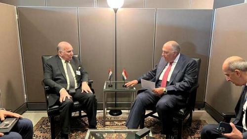 The Foreign Minister confirms Egypts full support for the security and stability of Iraq