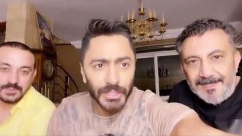 The artist Diab with Nasr Mahrous sponsored by Tamer Hosny