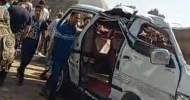 Six people were injured in a quarter of a quarter of a transport vehicle in Aswan