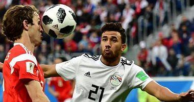 Egypt is losing from Saudi Arabia in the last appearance of the World Cup