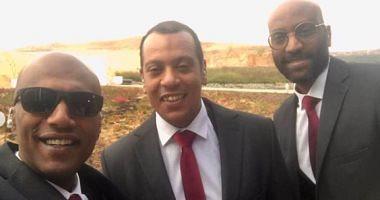Prince Salah alDin after his participation in the new Aswan celebration new dream