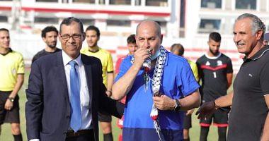 Zamalek guides the Palestinian delegation shield club in honor of friendly