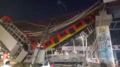 URGENT 13 people were killed as a result of a bridge collapse in Mexico