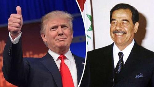The reality of Saddam Hussein and Trumps call is a stir on the communication sites