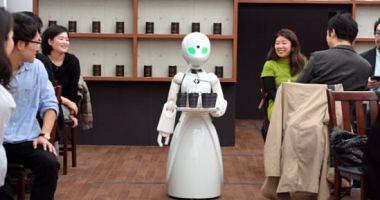 Youth running cafe from homes using sophisticated robots in Tokyo Photos