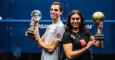 The quarterfinals of the Open Britains Squash
