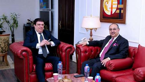 President of the National Media Commission receives Minister of State for Jordanian Information Affairs
