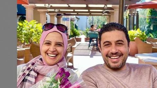 Hanan Turk and her husband family photo to deny a common return for representation