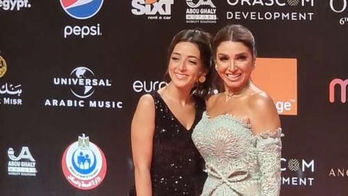 Rogina takes her daughter at the Gouna Festival