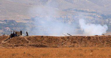 An Israeli survey plane penetrates the Lebanese airway over the town of Naqoura