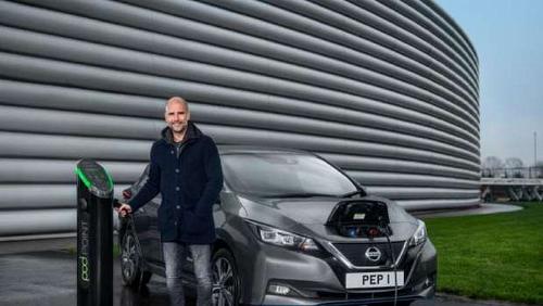 Pep Guardiola reveals details of his experience with Nissan Leaf