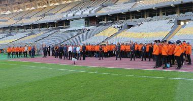Intensive preparations to secure the Pyramids and Ahli Tripoli match today
