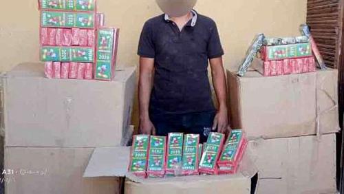 Aborted an attempt to promote 18 thousand pieces of fireworks in Fayoum