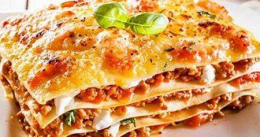 The way of the lasagna mandatory meat and pshamil in simple steps