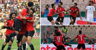 Match of Egypt and Cameroon in Africa