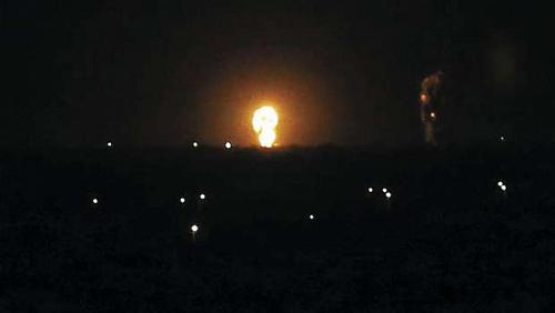 URGENT Israeli occupation forces Chen air raids on southern Gaza Strip