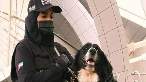 Dubai Police uses dogs trained to detect Corona video