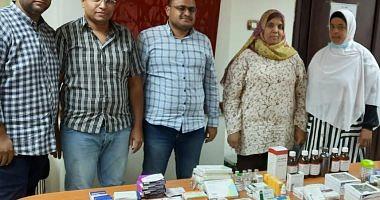 Set narcotic tablets and anvion inside a private hospital in Aswan