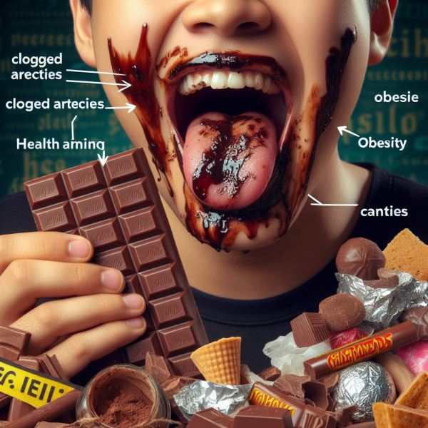 Learn about the symptoms of chocolate addiction and damage