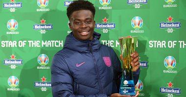 Euro 2020 Saka crowned the best player award in England against Czech Republic