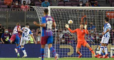 Barcelona goes beyond the plight of Messi departure and hit Sognadad in four in the Liga video