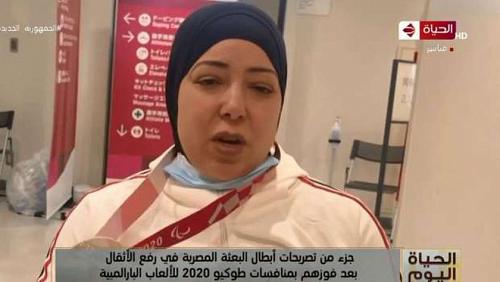 Fatima Omar from Silver Paralympics I was an internationally on bronze because of injuries