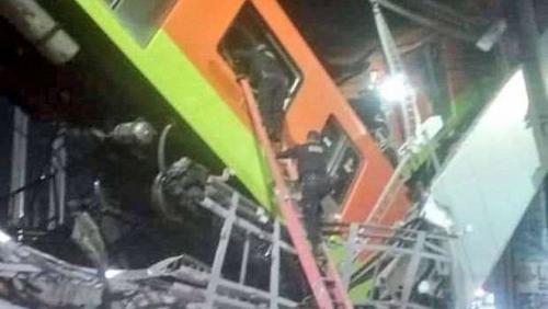 The death toll of the collapse of the metro bridge in Mexico to 20 dead