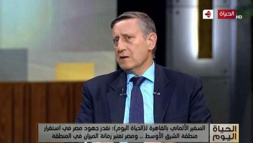 The German ambassador to Cairo congratulates the Egyptians on Eid alFitr