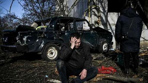 Russian sources 7 people were killed in a Ukrainian bombing of the Jeresson region