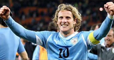 Gul Morning Forlan fits the Netherlands in the 2010 World Cup